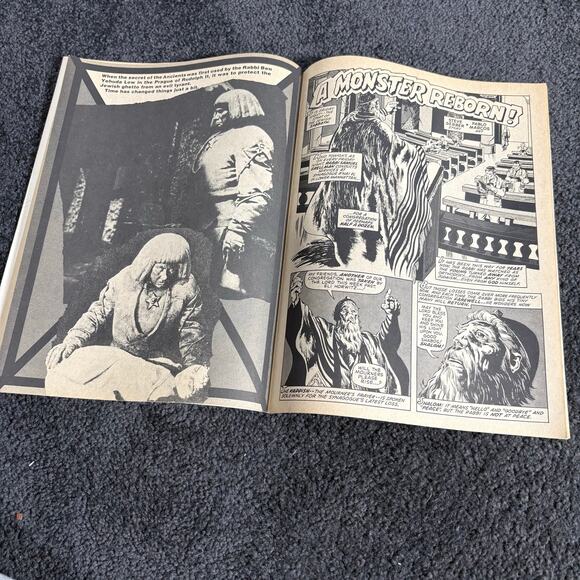 Monsters Unleashed! #4 February 1974 - Marvel Curtis Comics - Werewolf - Vintage - Picture 7 of 9